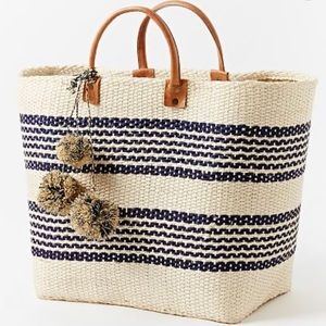 MAR Y SOL CARACAS TOTE BAG Navy with Tag
